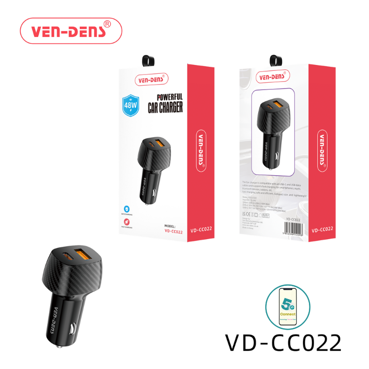 48w dual port powerful car charger