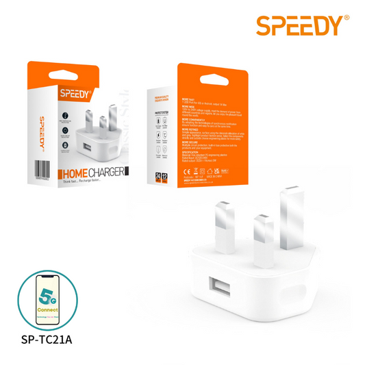 UK 3 Pin Premium Quality Exquisite Design Wall Charging Plug