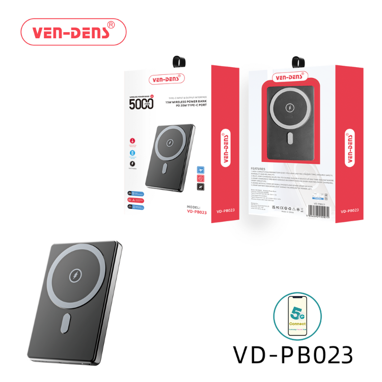 Power Bank 5000mAh WIRELESS POWERBANK PD20W TYPE-C PORT