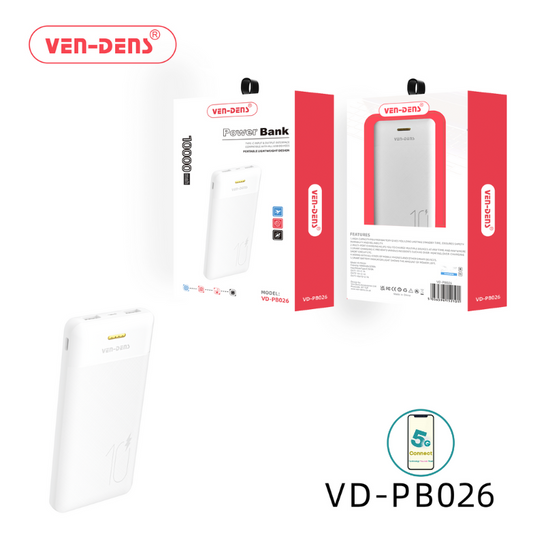 Power Bank 10000mAh Portable Lightweight Design