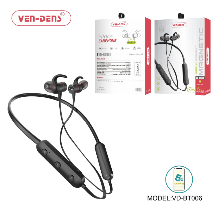 Magnetic Wireless Sports Neck Earphones