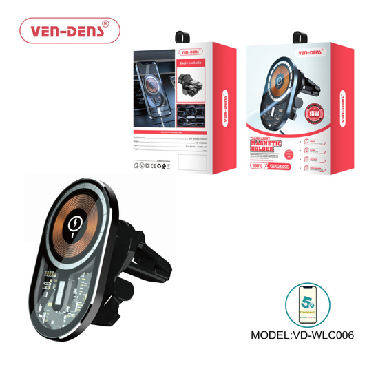 Transparent Magnetic Car Charger Holder (Wlc006)