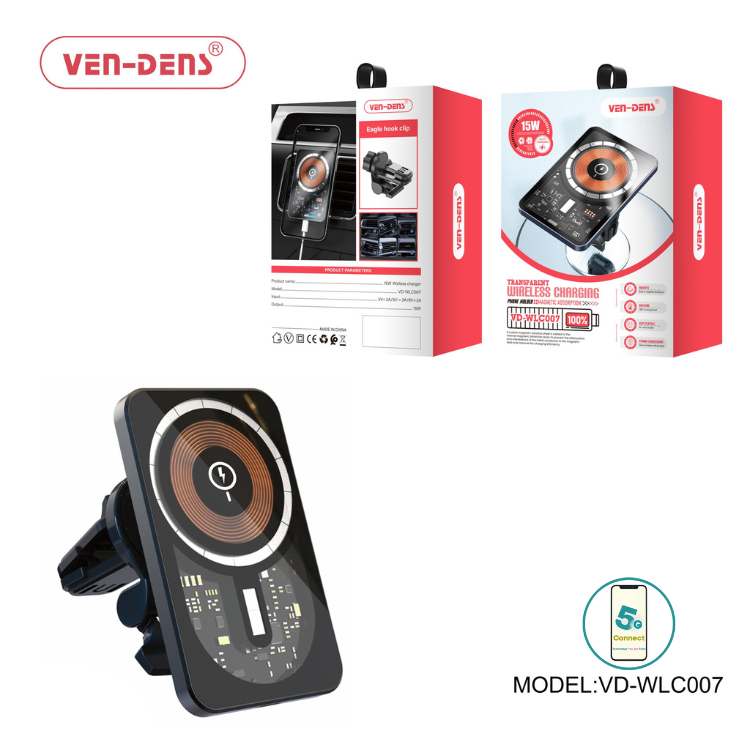 Transparent Magnetic Car Charger Holder (Wlc007)