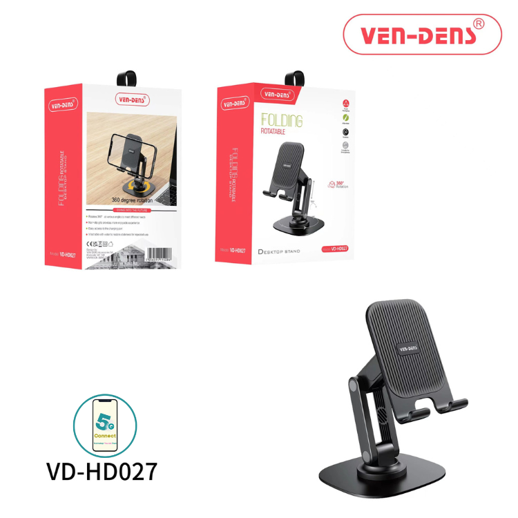 Folding Rotatable Desktop Stand