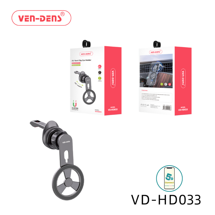 Air vent clip car holder 360 rotation