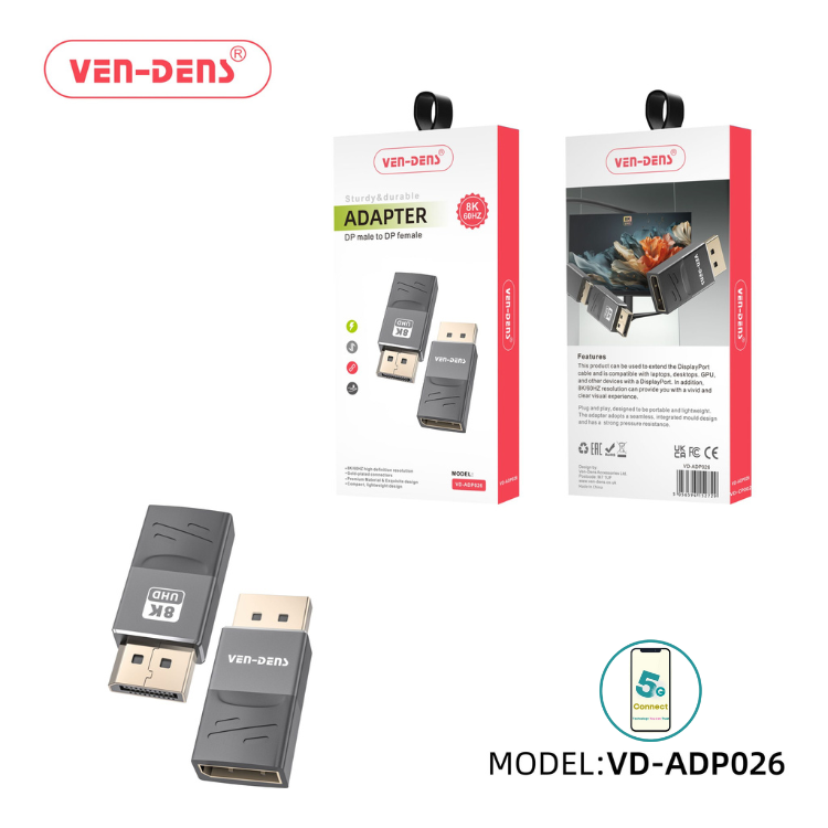 Sturdy & Durable 8k adapter Male To Female