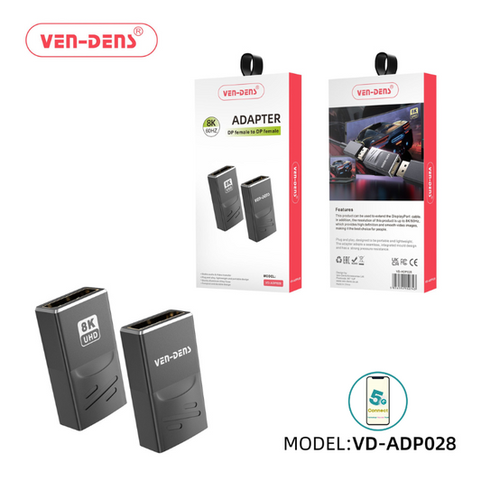 Sturdy & Durable 8k adapter DP Female To Female