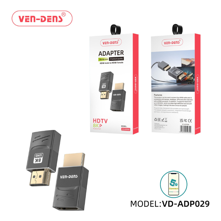 Sturdy & Durable 8k adapter HDMI Male To HDMI Female