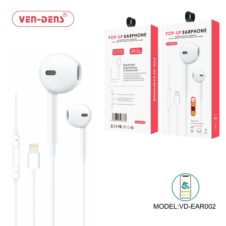 Pop Up Lightning Earphones