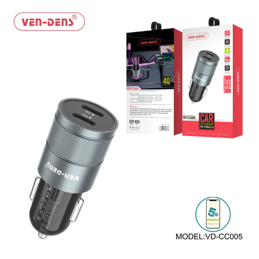 Car Charger PD + QC 3.0