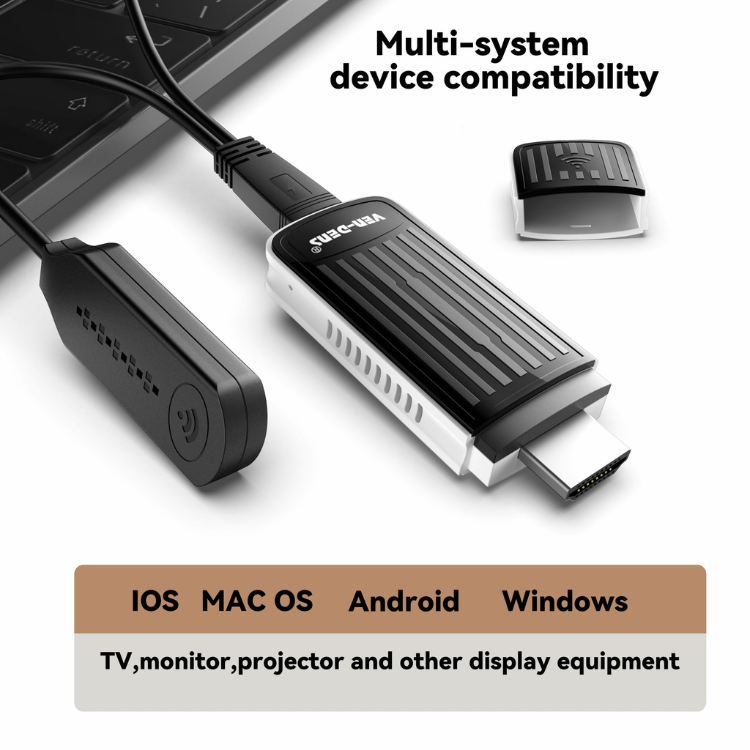 Wireless WIFI HDMI Adapter For Smart Phones / Laptop / HDTV / Monitor / Projector / Computer