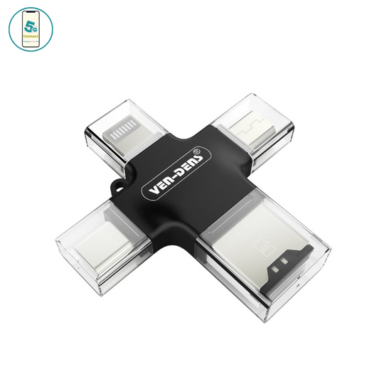4 In 1 Mini USB OTG To USB 2.0 USB C