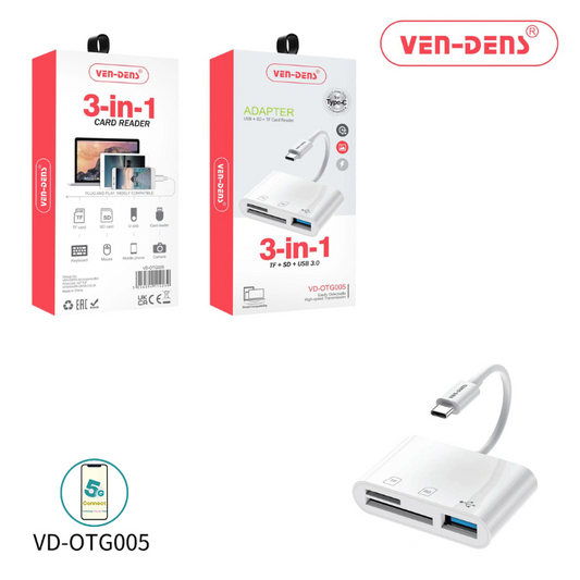 3 in 1 Card Reader Adapter