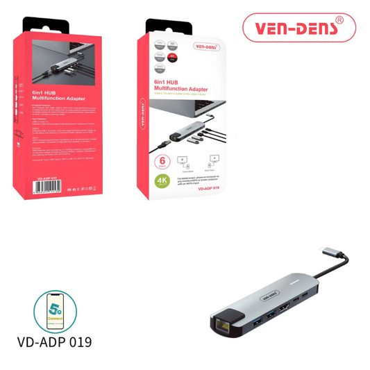 6 IN 1 HUB Multifunction Adapter
