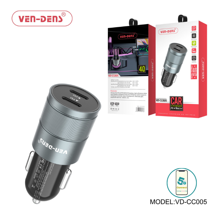 Car Charger PD + QC 3.0
