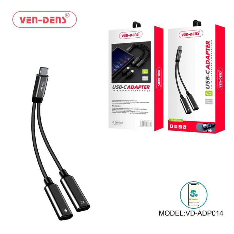 USB-C Audio Adapter and Charger